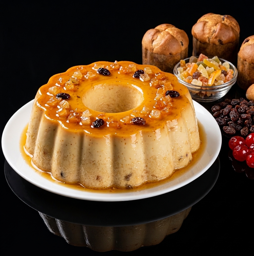 Pudim de Panetone